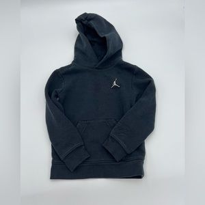 Authentic Jordan Youth Hoodie - Faded Black, Size 4-5 Yrs